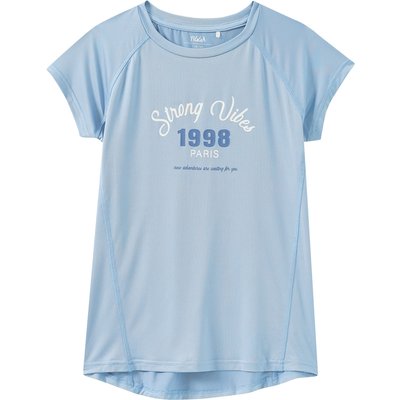 Mädchen Sport-T-Shirt mit Text-Motiv