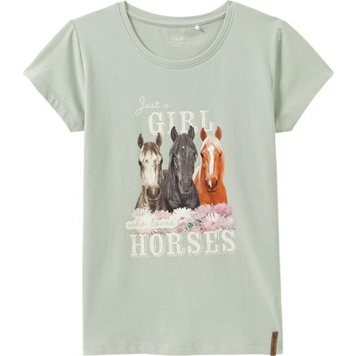 Mädchen T-Shirt mit Pferde-Motiv