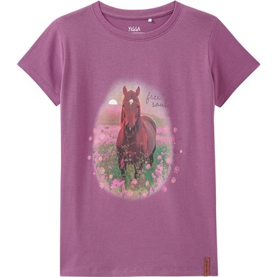 Mädchen T-Shirt mit Pferde-Motiv
