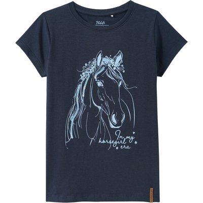Mädchen T-Shirt mit Pferde-Motiv