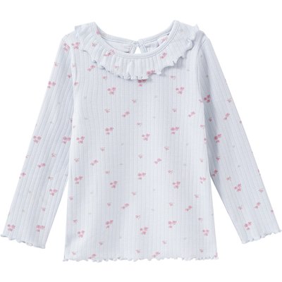 Baby Langarmshirt mit Millefleur-Muster