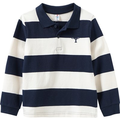 Jungen Langarmshirt mit Polo-Kragen