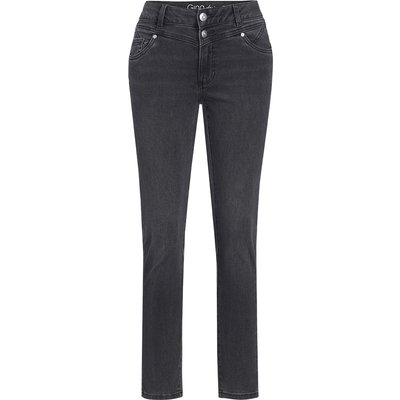 Damen Slim-Jeans mit zwei Knöpfen