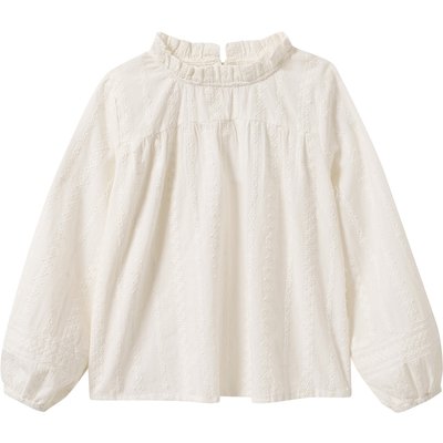Mädchen Bluse mit Stickerei