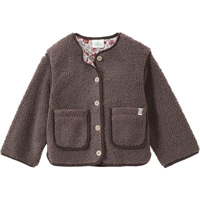 Mädchen Teddyjacke mit abnehmbaren Ärmeln
