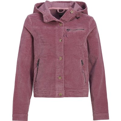 Damen Cordjacke mit Kapuze