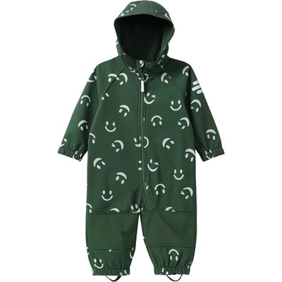 Baby Softshelloverall mit Allover-Print