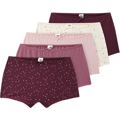 5 Mädchen Pantys in verschiedenen Dessins