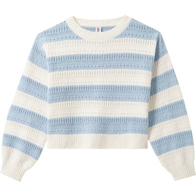 Mädchen Pullover mit Blockstreifen
