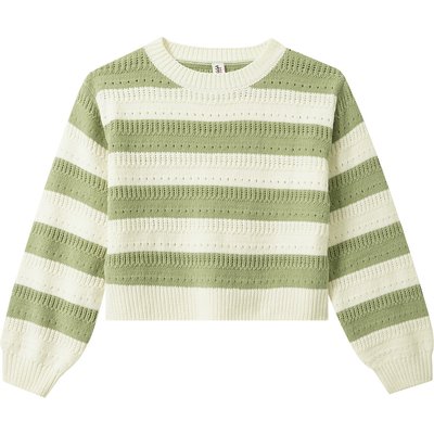 Mädchen Pullover mit Blockstreifen