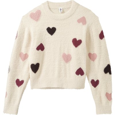 Mädchen Strickpullover mit Ajour-Muster