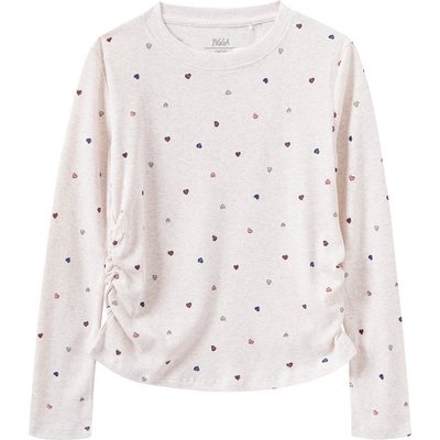 Mädchen Langarmshirt mit Allover-Print