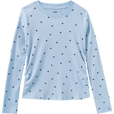 Mädchen Langarmshirt mit Allover-Print