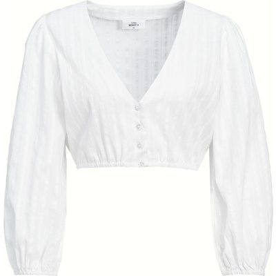 Damen Dirndl-Bluse unifarben