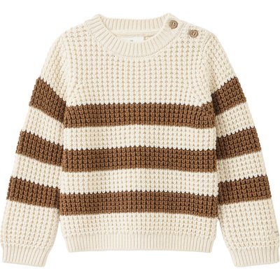 Baby Strickpullover mit Streifen