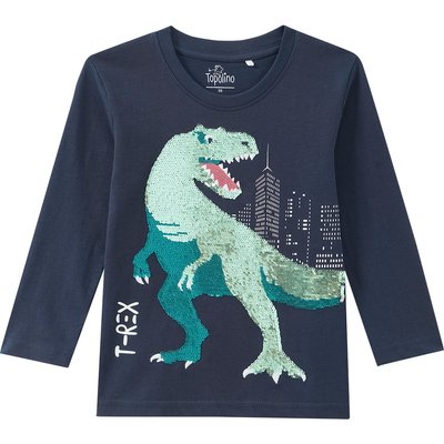 Jungen Langarmshirt mit Wendepailletten