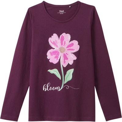 Mädchen Langarmshirt mit Wendepailletten