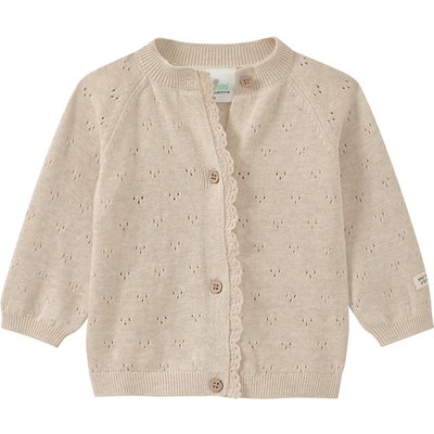 Baby Strickjacke mit Ajour-Muster