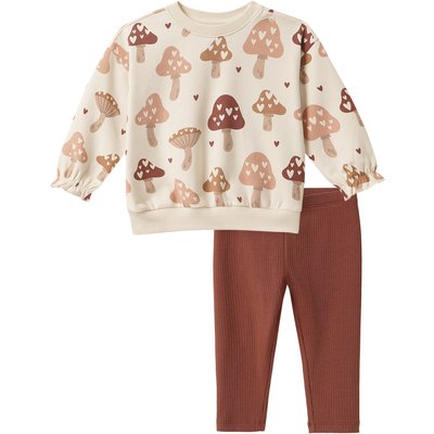 Baby Set mit Pilz-Allover