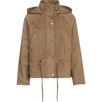 Damen Jacke in Veloursleder-Optik