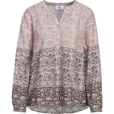 Damen Bluse mit Turn-up-Ärmeln