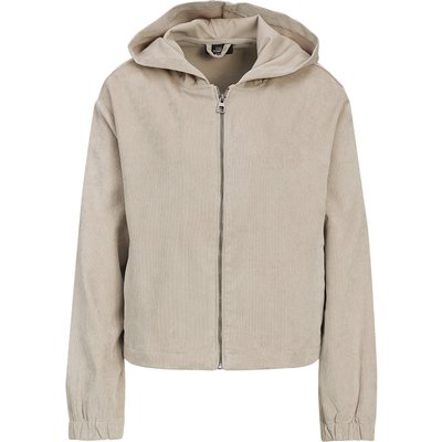 Damen Cord-Blouson mit Kapuze