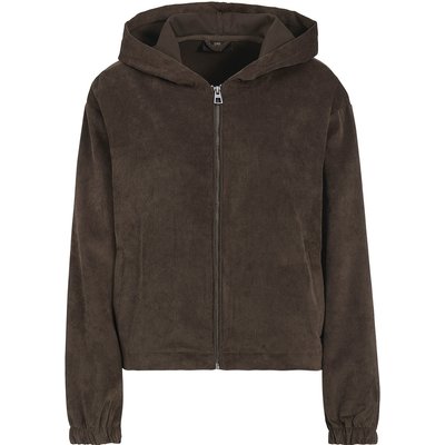 Damen Cord-Blouson mit Kapuze