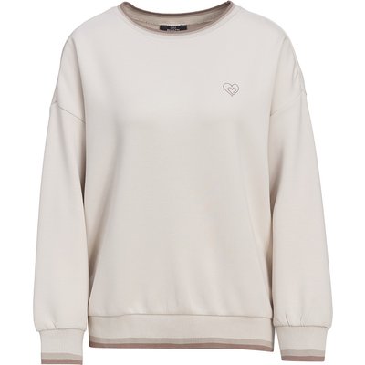 Damen Modalshirt mit Herz-Stickerei