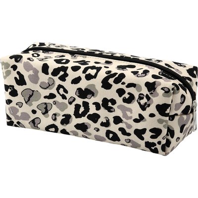 Damen Kosmetiktasche mit Leo-Muster