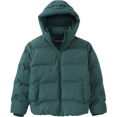 Jungen Winterjacke mit abnehmbarer Kapuze
