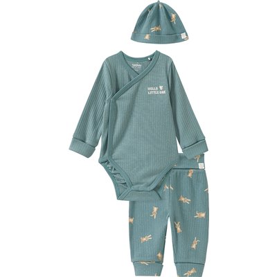 Newborn Set mit Body, Hose und Mütze