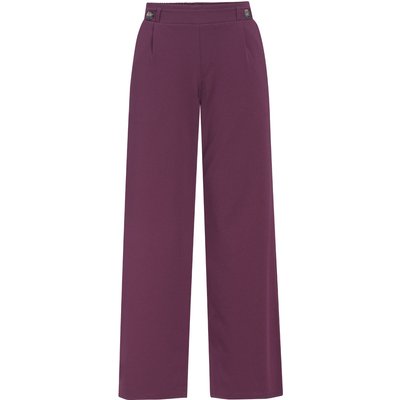 Damen Wide-Leg-Hose mit Taschen