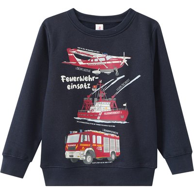 Kinder Sweatshirt mit Feuerwehr-Prints
