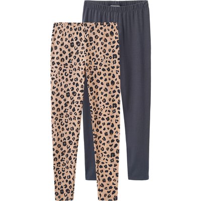 2 Mädchen Leggings im Set