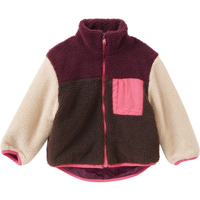 Mädchen Teddyjacke mit Stehkragen