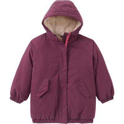 Mädchen Parka mit Teddyplüsch gefüttert