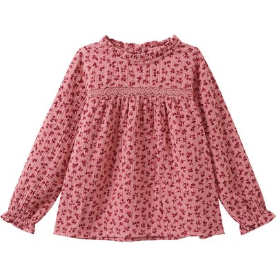 Mädchen Musselin-Bluse mit Blümchen