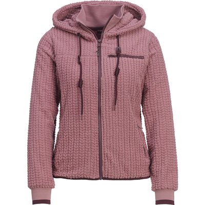 Damen Plüschjacke mit Kapuze