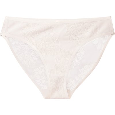 Damen Seamless-Slip mit zarter Spitze