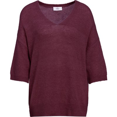 Damen Strickpullover mit kurzen Ärmeln