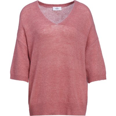 Damen Strickpullover mit kurzen Ärmeln