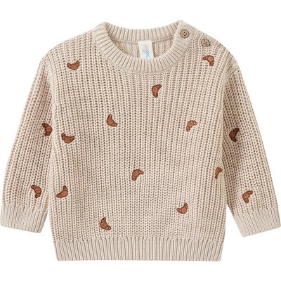 Newborn Strickpullover mit Stickerei
