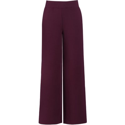 Damen Modal-Wide-Leg-Hose mit Elastikbund