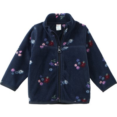 Baby Fleecejacke mit Blumen