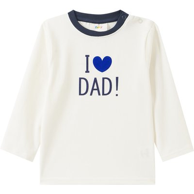 Baby Langarmshirt mit Flock-Print