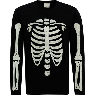 Herren Langarmshirt mit Halloween-Print