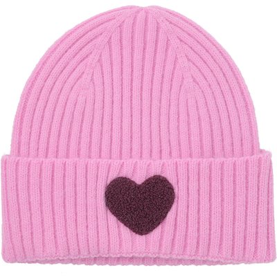 Mädchen Strickmütze mit Applikation