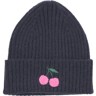 Mädchen Strickmütze mit Applikation