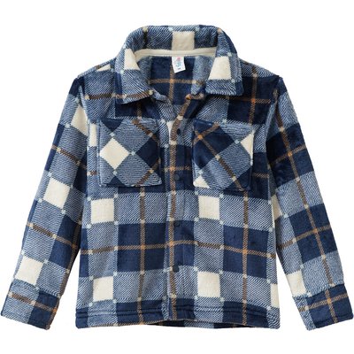 Jungen Fleecehemd im Karop-Look