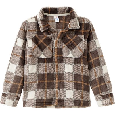 Jungen Fleecehemd im Karop-Look
